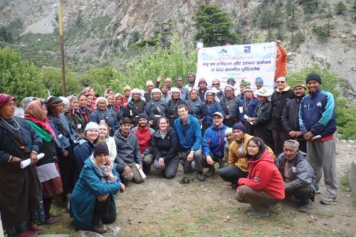 A group shot of the research participants