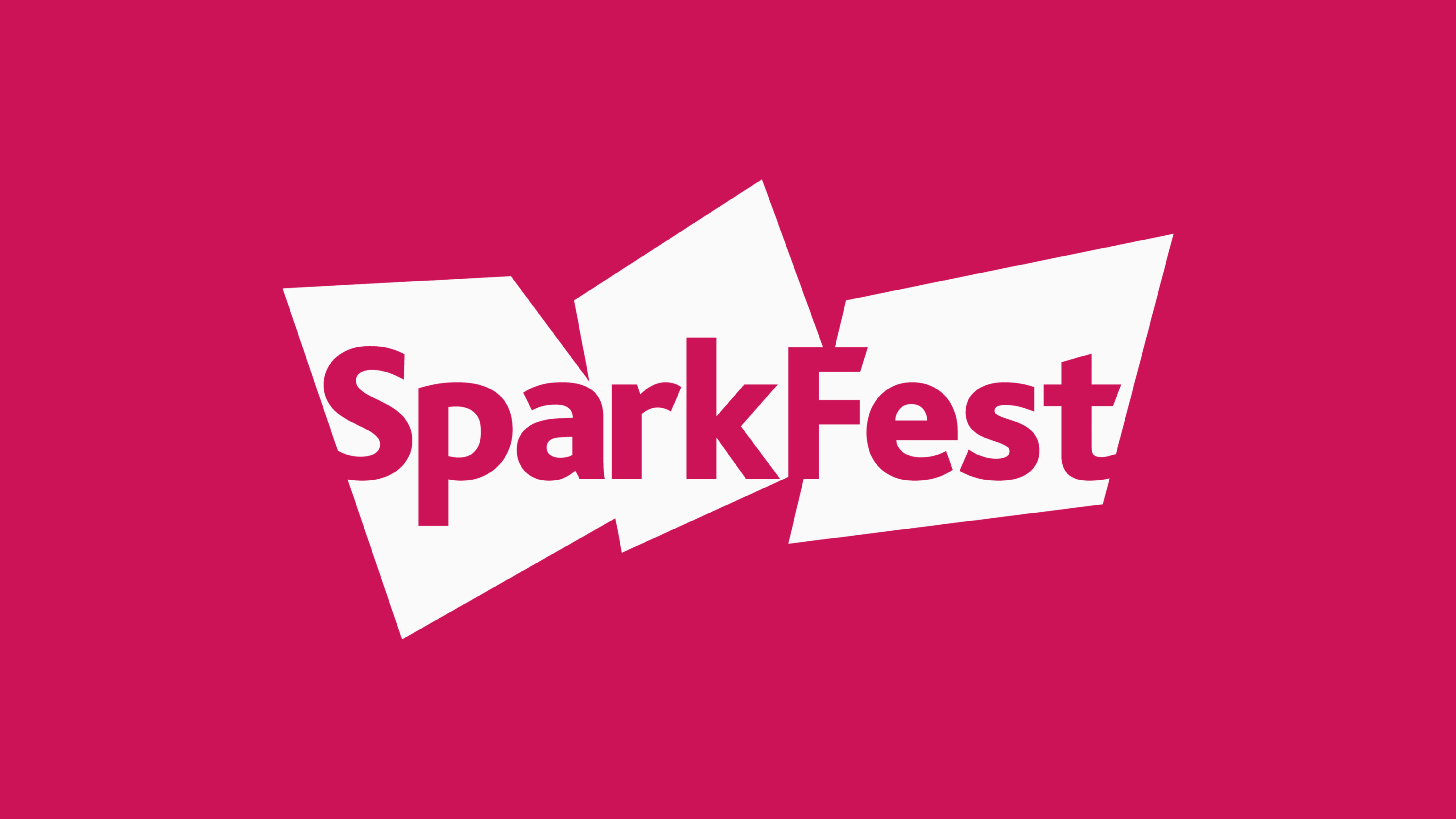A pink background with the word 